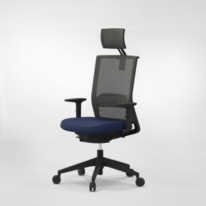 Actiu stay cadeira profissional dark blue - con cabezal, 3 d