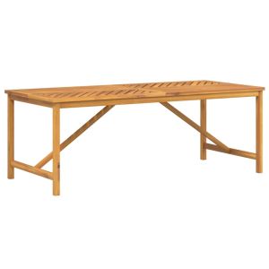 Mesa de jantar para jardim 200x90x74cm madeira de acácia maciça
