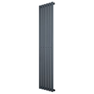 Radiador de coluna simples oval – 1600 mm x 360 mm – cinza antracite