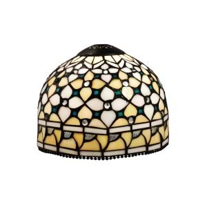 Abajur tiffany avulso, série queen, 20 cm de ø