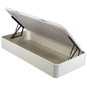 Sommier com arrumação 80x190cm pikolin naturbox abertura lateral branco