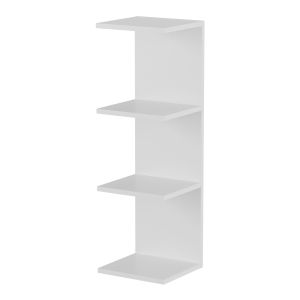 Prateleira de parede surahammar 4 prateleiras 95x30x28 cm branco [en.casa]