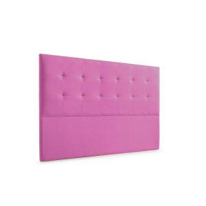 Cabeceira estofada atenea aqualine 90x120x8 cm - fúcsia - moonia
