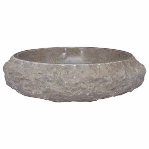 Lavatório ø40x12 cm mármore cinzento