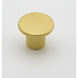 Puxador para móvel zamac d 33 mm brushed gold
