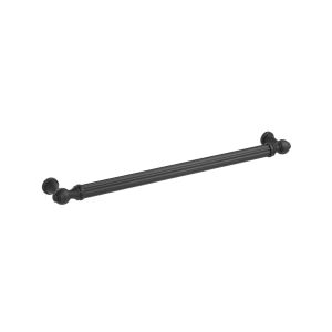 Puxador para móveis, zamac, dist entre furos 224 mm, preto, lote  6