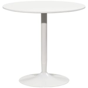 Mesa de cozinha redonda mesa de jantar moderna para 2 pessoas com base de a