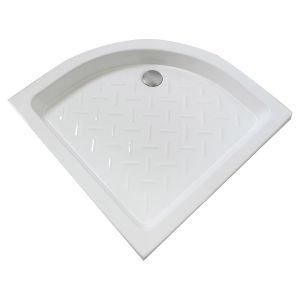 Base de duche cera 2 - 80 x 80 cm - quarto de círculo
