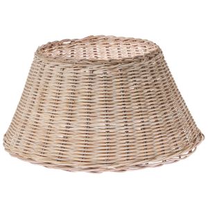 Saia para árvore de natal flocon 47 cm rattan castanho claro