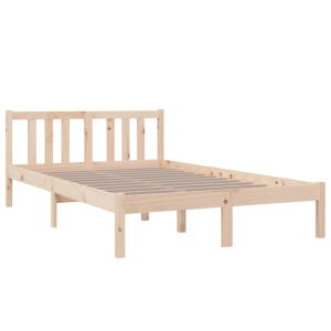 vidaXL estructura de cama sin colchón madera maciza 120x200 cm