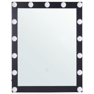 Espelho LED para casa de banho odenas 50 cm 60 cm preto
