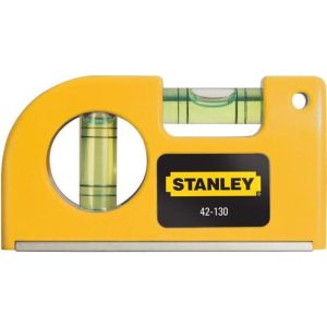 Stanley pocket spirit level - 0-42-130 - 8,7 cm - frascos fáceis de ler