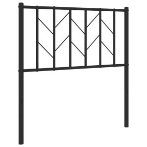 vidaXL cabecero de metal negro 80 cm