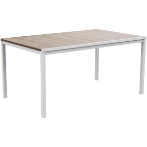 Keter avon mesa exterior resina 159x95x75cm 6 pessoas acabamento madeira.