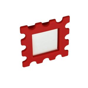 Puxador para móveis abs vermelho, distância entre eixos de 32 mm