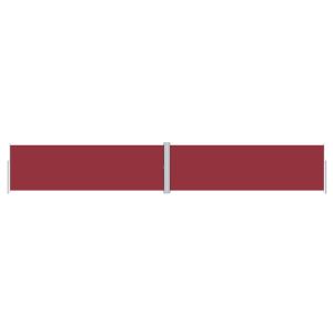 Toldo lateral retrátil 160x1000 cm vermelho