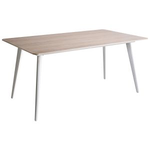 Mesa de refeição de jardim rodallo 160 cm 90 cm pedra efeito travertino