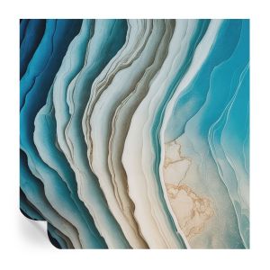 Papel de parede adesivo ondas de harmonia 250x250 tulup