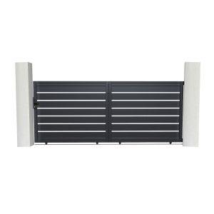 Pacote de portão de correr vogel 3,5m h.140cm + 2 postes h. 166cm