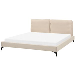 Cama bouclé melle 180 x 200 cm creme