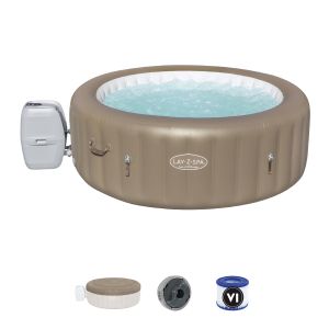 Spa insuflável Bestway lay-z-spa palm springs airjet ø196x71 cm para 4