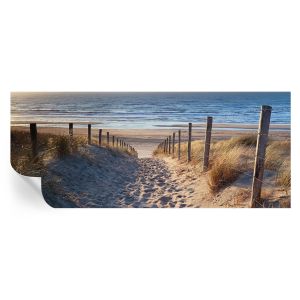 Papel de parede adesivo caminho da praia 250x104 tulup