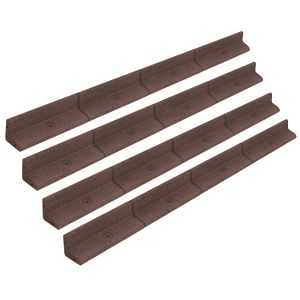 Borda flexível para jardim 4 x 1.2 m – castanha
