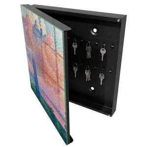 Armário para chaves decorativa 30x30x5, abertura à esquerda tulup