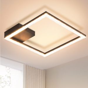 Nettlife LED luz de teto 12 w lâmpada de cristal branco quente 3000 k luz