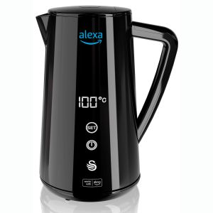 Alexa chaleira eléctrica de água inteligente  swan sk14650blkneu preto 1800