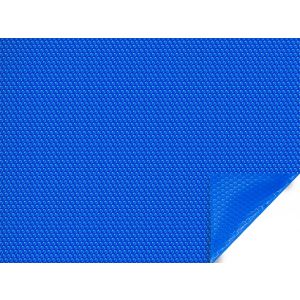 Cobertura para piscina tampa bubble - 400 µ - 1 lado com rebordo - azul