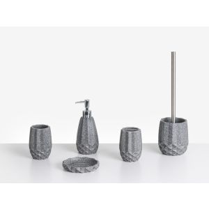 Conjunto de 5 acessórios para a casa de banho samiria cinzento