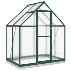 Estufa com estrutura de base 169x114x202 cm alumínio verde