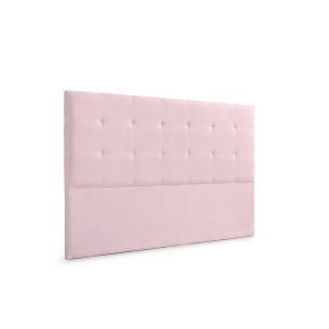 Cabeceira estofada astoria aqualine 145x120x8 cm - rosa claro - moonia