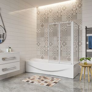 Aica tela de banho+painel lateral,vidro 4mm,cinza fosco,90x70x140cm