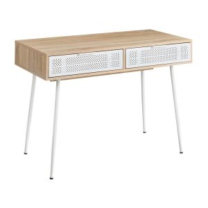 Secretária chula 110 cm 52 cm castanho claro