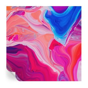Papel de parede vinílico ondas líquidas 250x250 tulup