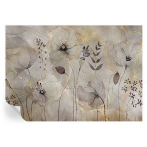 Papel de parede autocolante flores delicadas 208x146 tulup