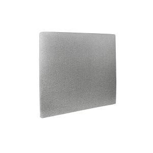 Cabeceira estofada de 140 cm - tecido bouclette cinzento - cinzento