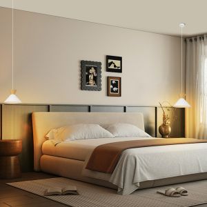 Nettlife luminária de pendurar E27 branco 141.5x25