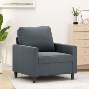 Poltrona 60 cm veludo verde-escuro ewg3886