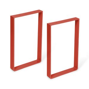 Rei | conjunto de 2 pés para mesas estilo industrial | 250x40x350mm | feito