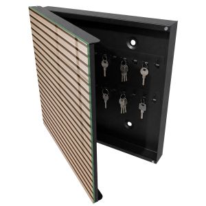 Caixa para chaves decorativa 30x30x5, abertura à esquerda tulup