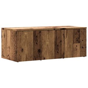 Móvel de tv - helloshop26 - móvel de tv em madeira velha 80x34x30 - madeira