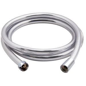 Kibath tornado flexo extensível, 175 cm, cromo polido, aço inoxidável