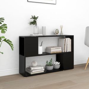 Estante 100x24x63 cm derivados de madeira preto pt3611