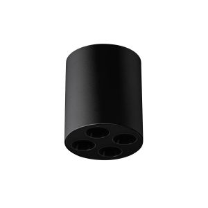 Lámpara de techo zoe 4 negro aluminio 7.2x8.3x7.2cm