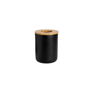 Lixeira de bambu preta ø19,5 x 25/6,5 l