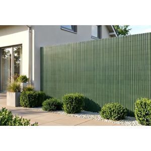 Tela de PVC viso, 5m x 1,8m, verde