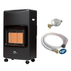 Aquecedor a gás infravermelho loros sannover 4200 w + kit de ligação